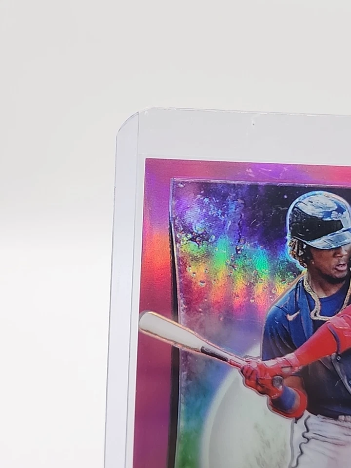 2020 CHRONICLES TITAN PINK PRIZM HOLO RONALD ACUNA JR /25 #18 BRAVES 🔥 🔥 🌟  - Image 4 of 4