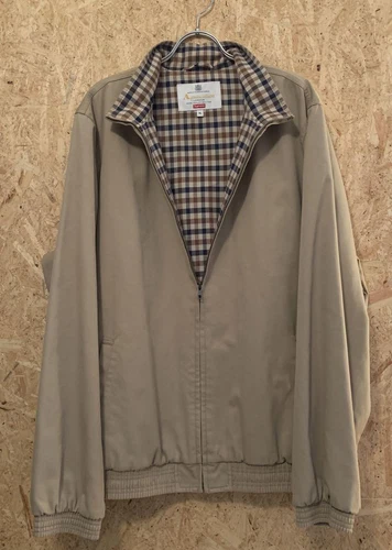 Blouson Supreme taille XL beige 65% polyester 35% coton fermeture éclair devant homme U3717