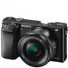 Sony Alpha A6000 Mirrorless Digital Camera w/16-50mm Lens English Language Black