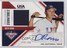 2020 Panini USA Baseball Stars & Stripes Signatures 348/399 Drew Romo Auto 1t3
