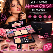 Makeup Gift Set for Women All-in-One Cosmetic Kit Eyeshadow Lipstick Gloss