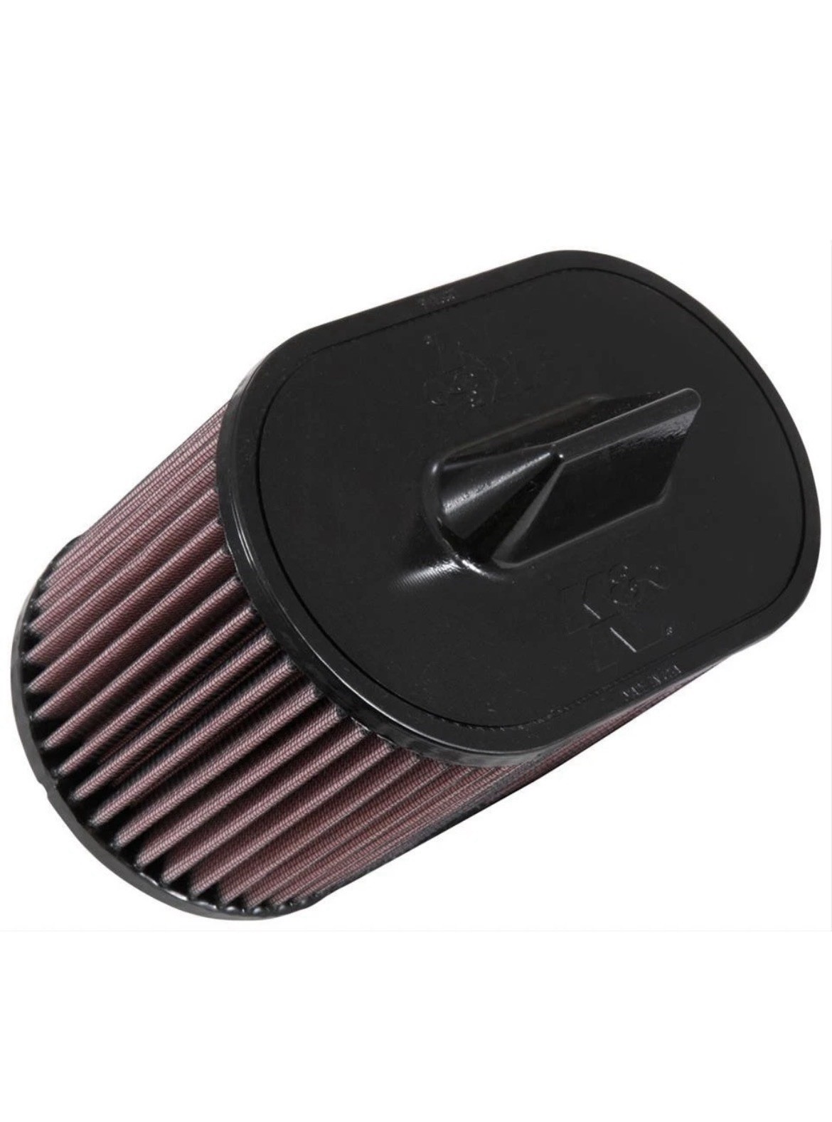 Two K&N E-0651 Hi-Flow Air Intake Filters for 2014-2024 Maserati Ghibli 3.0L V6