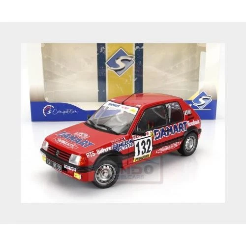 1:18 SOLIDO Peugeot 205 1.6 Gti #132 Rally Montecarlo 1986 Delecour SL1801717 - Immagine 2 di 2