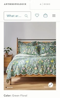 Anthropologie Floral Quilts, Bedspreads & Coverlets for sale | eBay