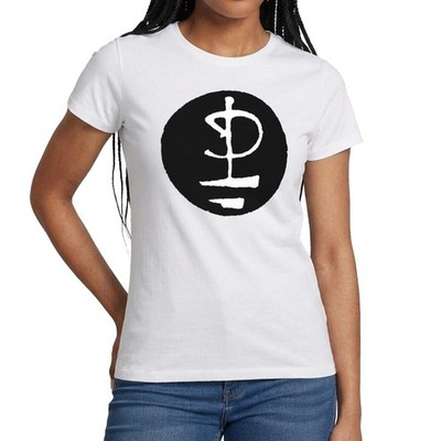 Pink Floyd Logo Schwarz Weiß Frauen T-Shirt