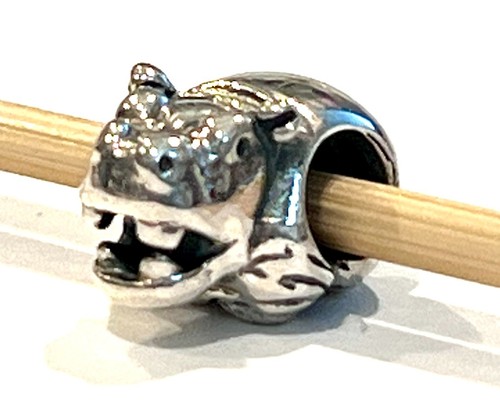 PANDORA 790334 Hippo Original Sterling Silver Bead Stamped ALE 925 + BAG RETIRED - Picture 5 of 8
