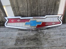 Original 1956 Chevy Passenger Car Hood Emblemtrim