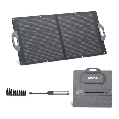 VEVOR 100W Foldable Solar Panel Charger Portable Monocrystalline Solar Panel