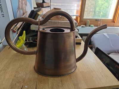 Michael Graves Copper Watering Can - Vintage Postmodern Plant Waterer