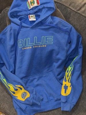 Billie Eilish Merch Hoodie RARE Small YA DIG Cross Colours S