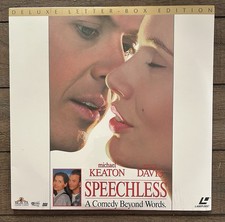 SPEECHLESS Laserdisc LD BRAND NEW SEALED WIDESCREEN MICHAEL KEATON