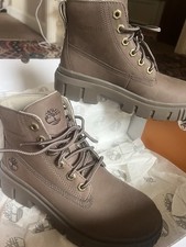 Timberland Greyfield Mid Lace Boot in Medium Brown Nubuck UK 4.5 Brand New