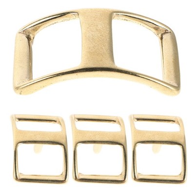 4Pcs Metal Adjustable Copper Buckle Clasp for Bag Straps Shoulder Strap Adjuster