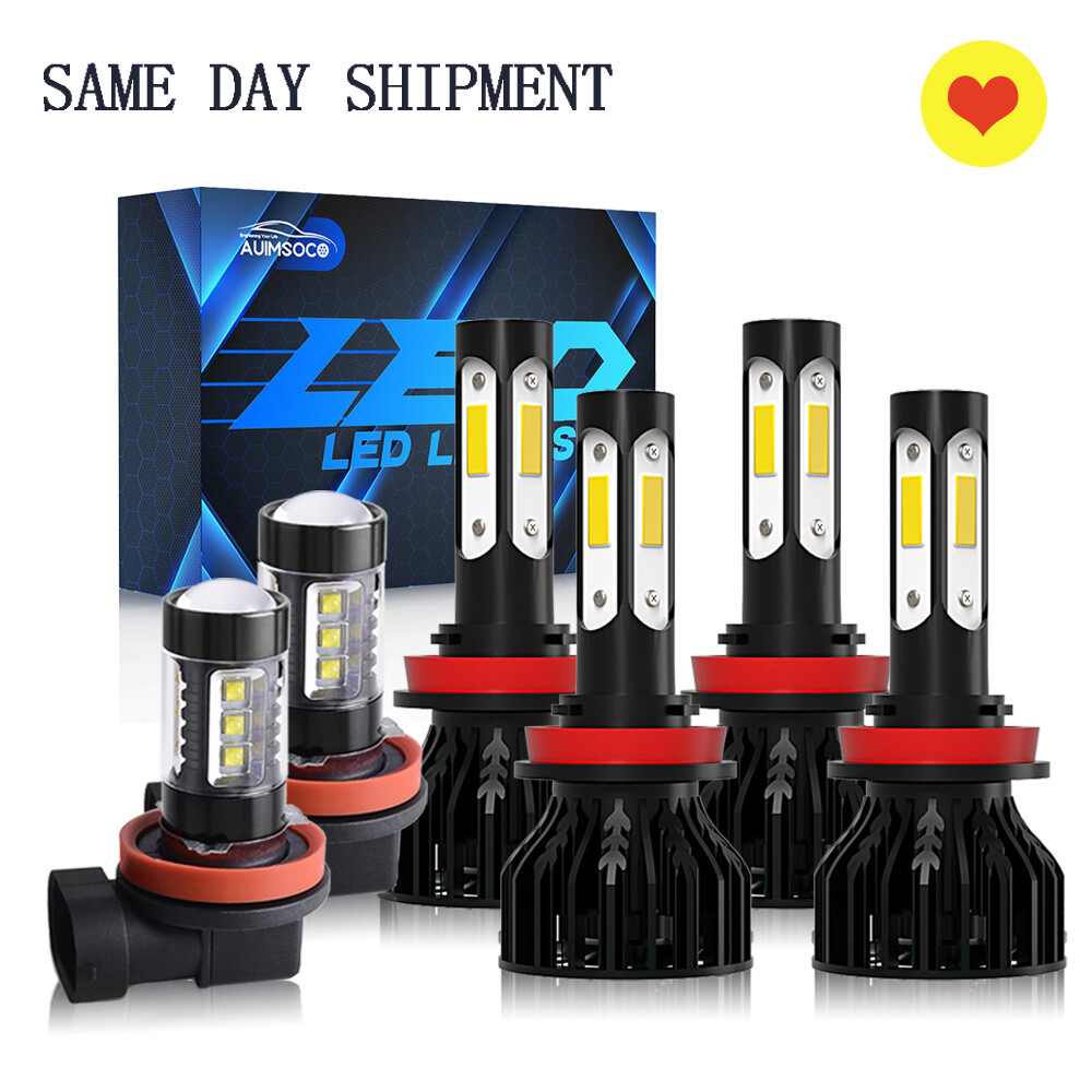 For Nissan Altima 2007-2017 2018 SL/SR/SV 2.5L LED Headlight Kit Fog light Bulbs