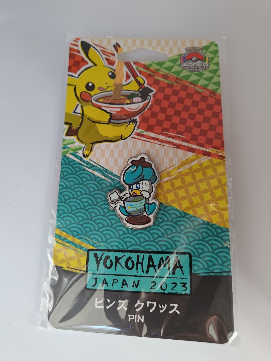 Pokemon World Championships 2023 Yokohama WCS Limited Quaxly Pin 