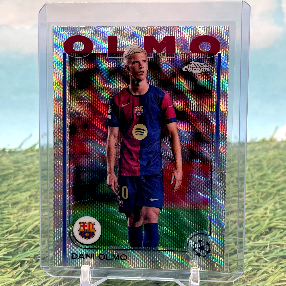 2024-25 Topps Chrome UEFA Club Competition Dani Olmo #94 Wave