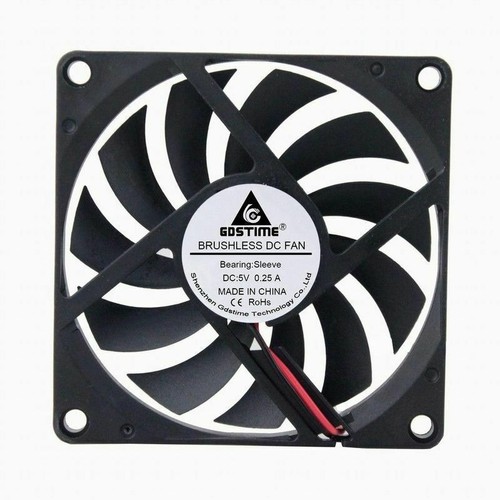 (Pack of 4) Large USB Cooling Fan Brushless 8010 - Picture 3 of 5