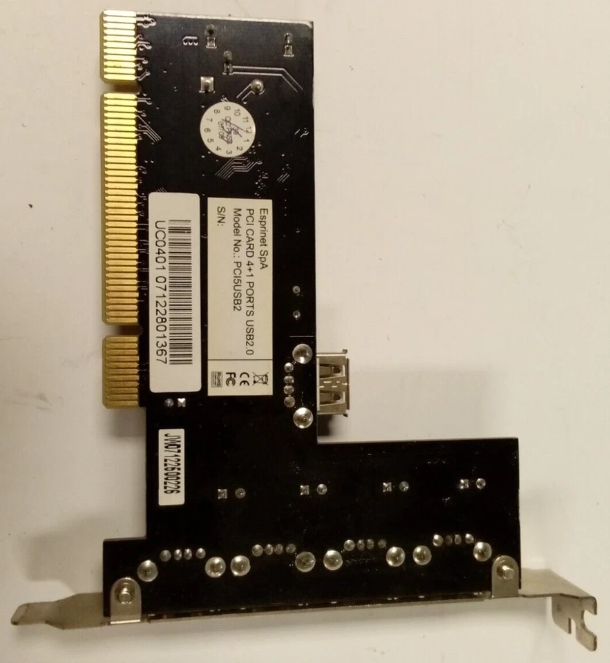 StarTech Scheda Pci con 5 porte USB 2.0 ad altà velocità - Immagine 3 di 3