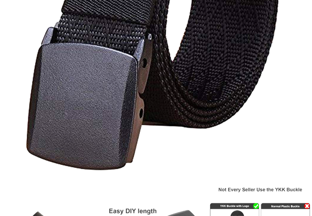 military nylon web belt