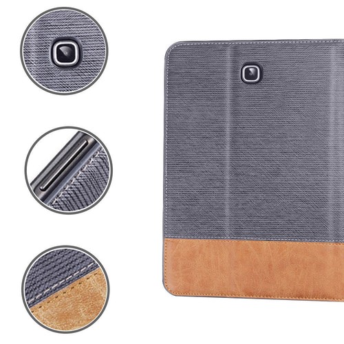 Leather Wallet Stand Case For Samsung Galaxy Tab E Lite Tab 3 Lite T110 T113 - Picture 5 of 12