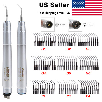 Dental Ultrasonic Air Perio Scaler Handpiece / Tips fit EMS Woodpecker STK