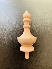 Turned wood.  wooden ornament-finial.