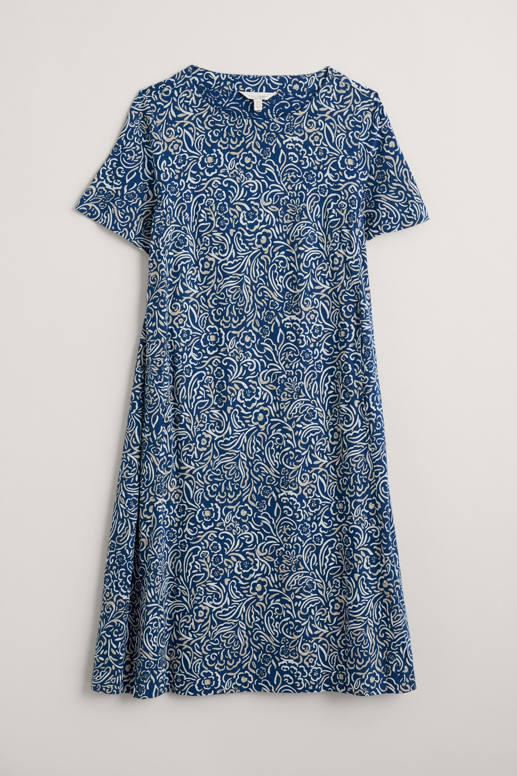 Seasalt Women's Dress navy Pipers Short Sleeve Dress Regular