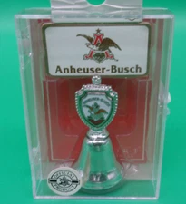 Anheuser-Busch Silver Plated Mini Bell 2"  Vintage Pre-owned