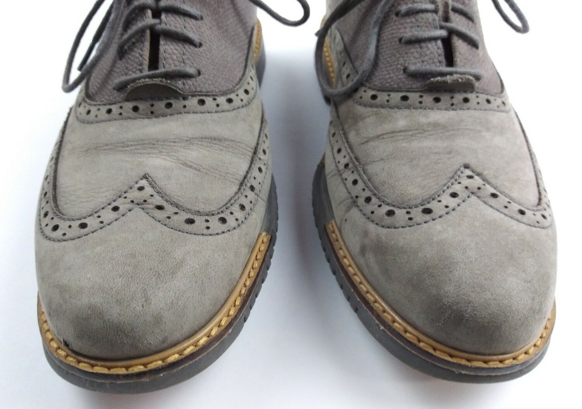Cole Haan Great Jones Wingtip Oxford - Dark Gull Grey - 7M 