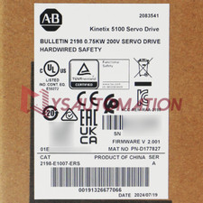 New Sealed 2198-E1007-ERS Allen Bradley Kinetix 5100 200V Class Servo Drive