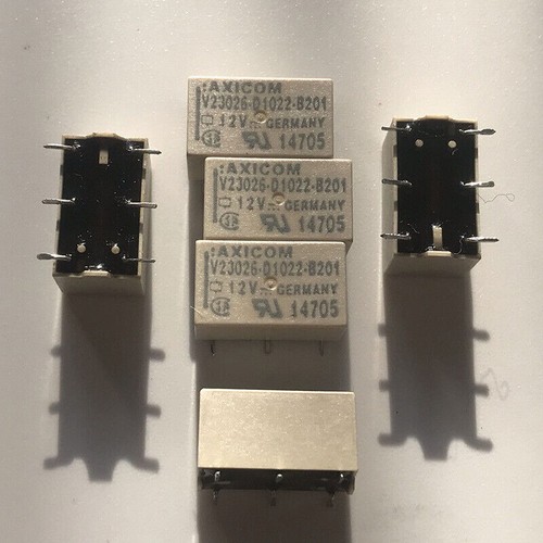1Pc AXICOM V23026-D1022-B201 12VDC Power relay 6Pin #sumaik11