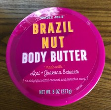 NEW - SUMMER LIMITED EDITION Trader Joe  s Brazil Nut Body Butter 8oz.