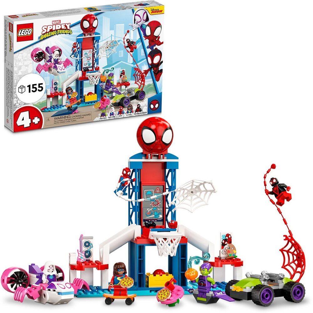 LEGO Marvel Spidey Amazing Friends Spider-Man Webquarters Hangout