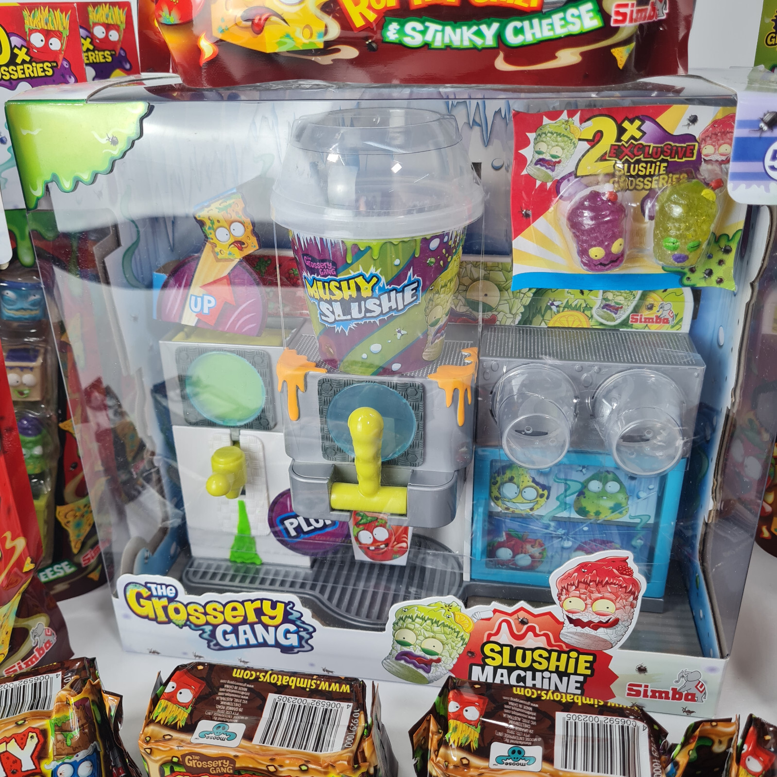 Grossery Gang Mushy Slushie Machine + 7x Corny Chips + 12x Crusty