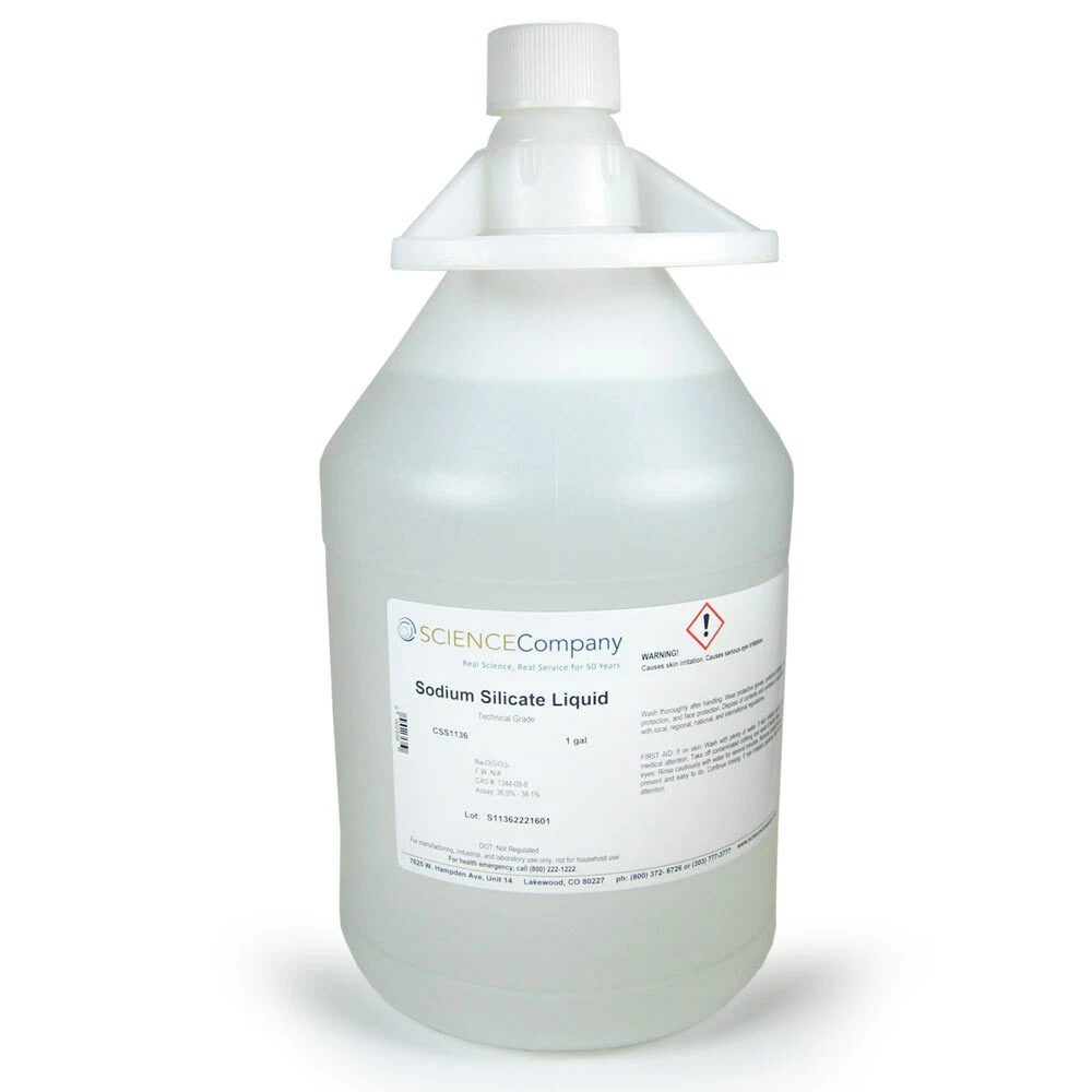 Sodium Silicate Solution, 1 gal, water glass