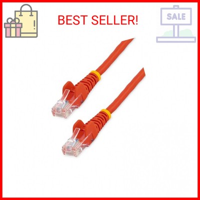 StarTech.com 25ft Red Cat5e Snagless RJ45 UTP Patch Cable - 25 ft Patch Cord - E