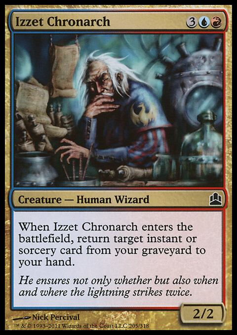 MTG Magic the Gathering Izzet Chronarch (205/320) Commander HP