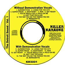 Karaoke Cd G 3 Disc Set Motown Detroit Sound R B Karaoke/Marvin Gaye, Supremes