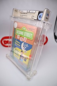 NES Nintendo Game SESAME STREET 123 1 2 3 - New & Sealed! WATA 8.0 with A+ Seal!