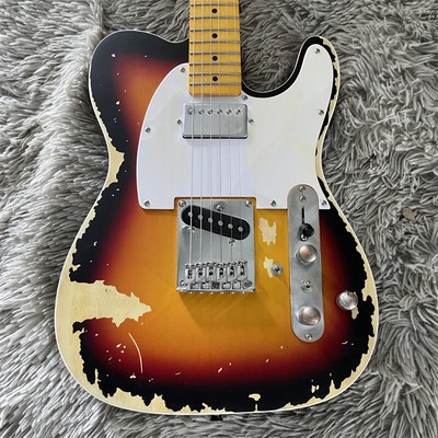 Vintage Relic Andy Summers TL Sunburst Electric Guitar HS Pickup Chrome Hardware