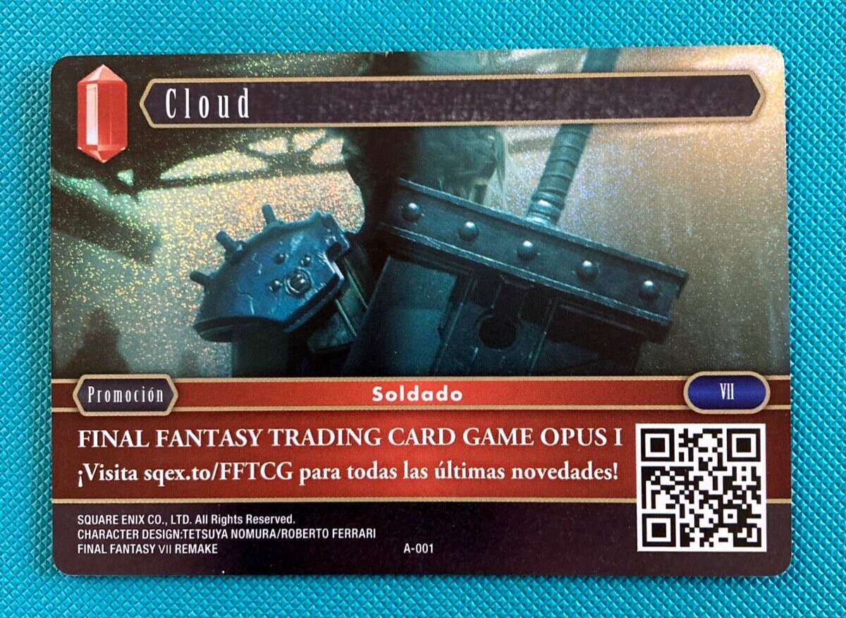 【専用】FFTCG クラウド　プロモ　A-001 FFTCG クラウド プロモ 英語版プレミアム A-001 Final Fantasy