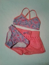 Art Class Toddler Girls Swimwear Bikini Matching Shorts 4 / 5 XS