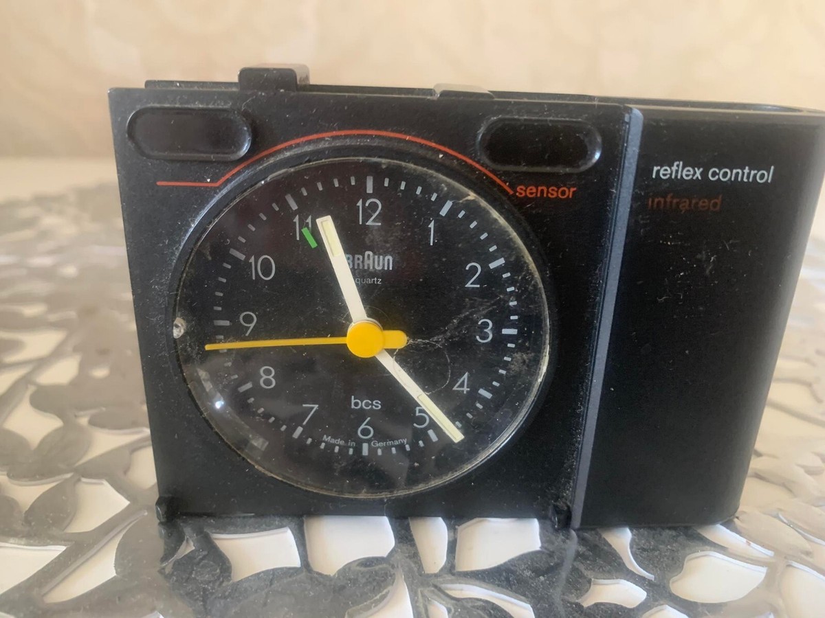 Vintage Braun AG alarm clock type 871 made in Germany alarm clock,