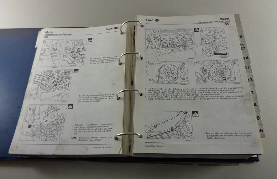 Manual de Taller Fiat Scudo i Motor /Carrocería/Eléctrico Año Fab. 1996-2004 - Imagen 3 de 4