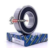 NKE 7206 BE-TVP 2RS Sealed Single Row Angular Contact Bearing 30x62x16 mm