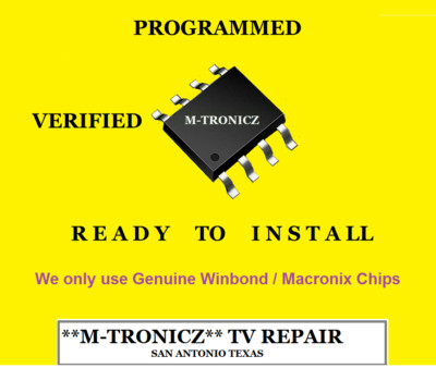 EEPROM FOR VIZIO  D55u-D1  756TXFCB0QK0240   SERIAL#  LTM7UCAR  LOCATION U202 