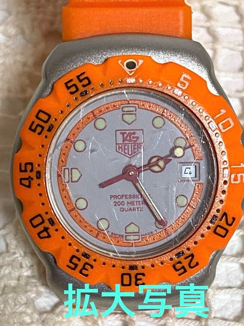 TAG Heuer Formula 1 373.513 orange quartz watch Tested From TAG Heuer Formula 1 373.513 orange quartz watch Tested From