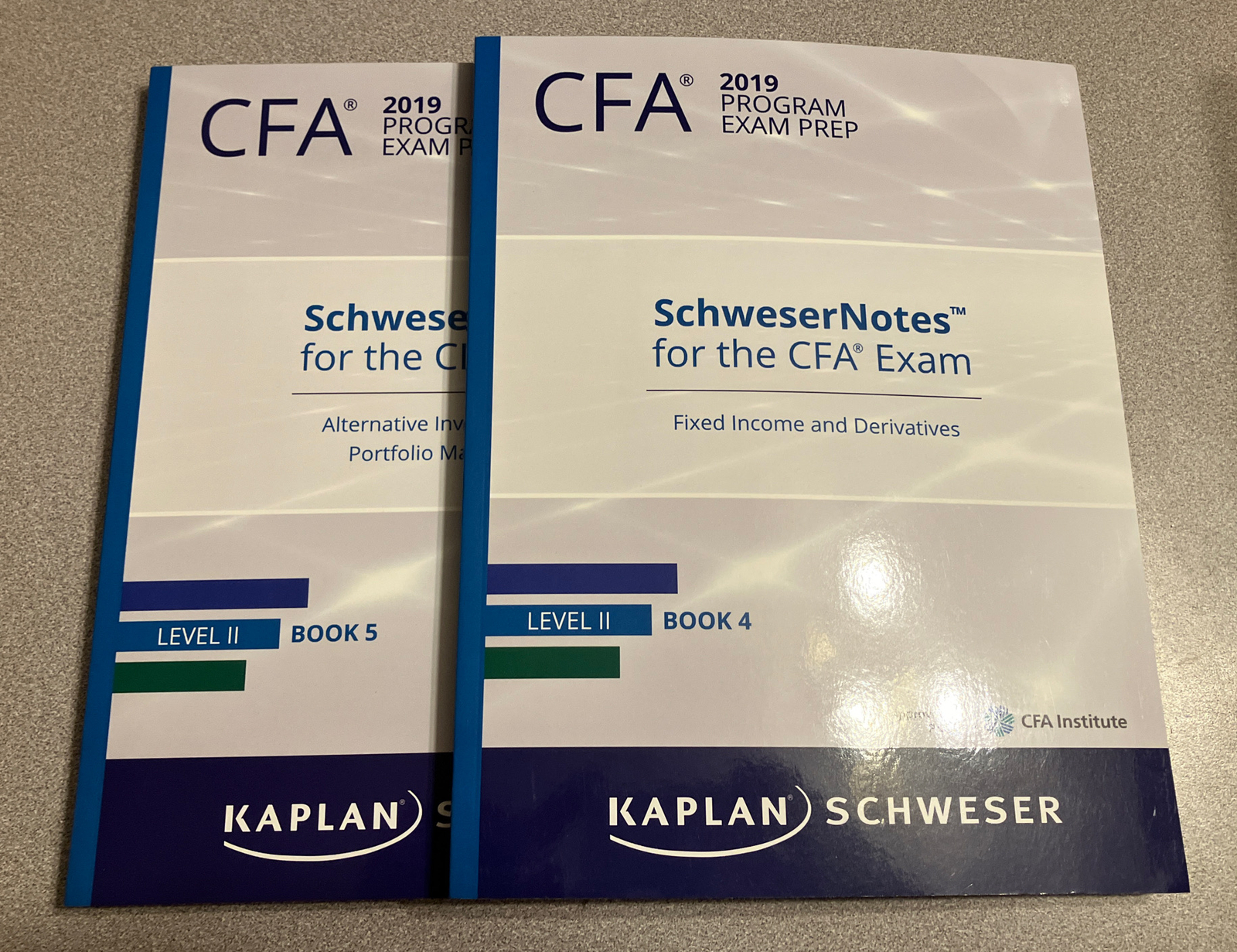 CFA 2019 Program Exam Prep Level 2 Book 4 And 5 SchwererNotes-image