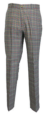 Biege Tweed 60er 70er Retro Mod Vintage Sta Press Hose