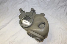 Military Czech Full Face Gas Mask M10 NBC US M17 Style Grey Surplus NO FILTERS